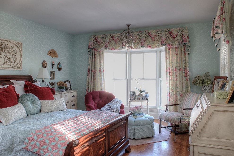 Traditional bedroom in Philadelphia.
