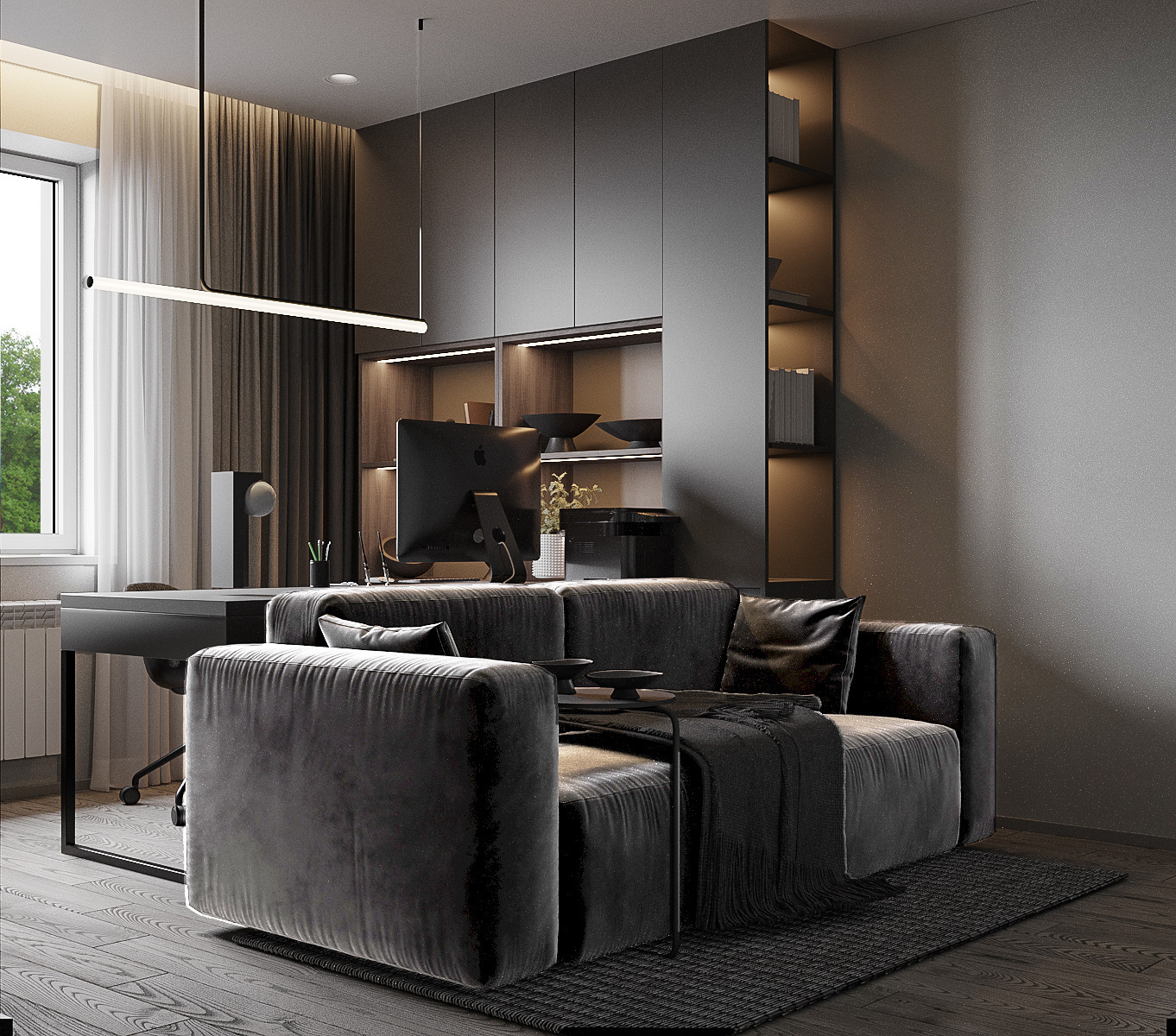 Дизайн квартиры 140м² в Красноярске, ЖК "Александровский"