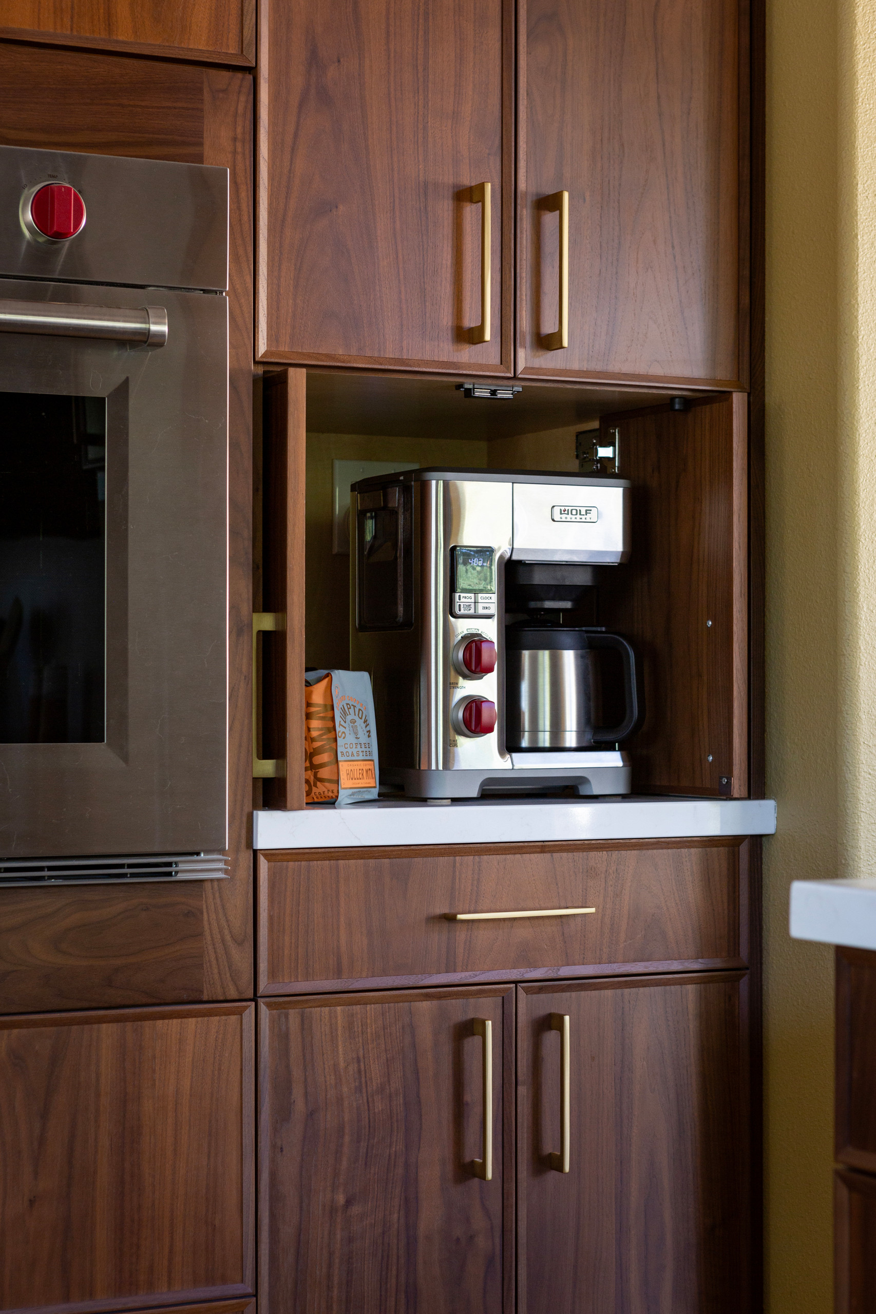 Westlake Village Modern Walnut Kitchen