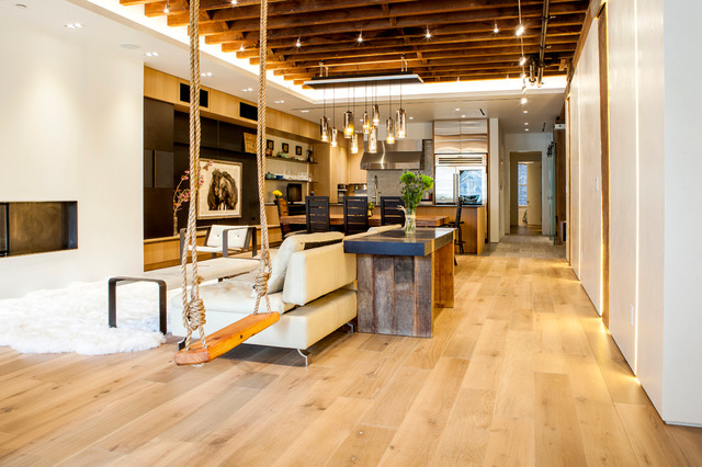 Laight Street - TriBeCa Loft minimalistisch-wohnbereich
