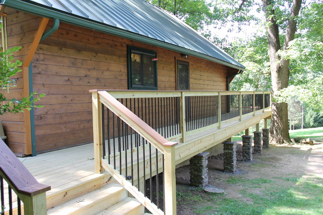 Wrap Around Deck montagne-terrasse-en-bois