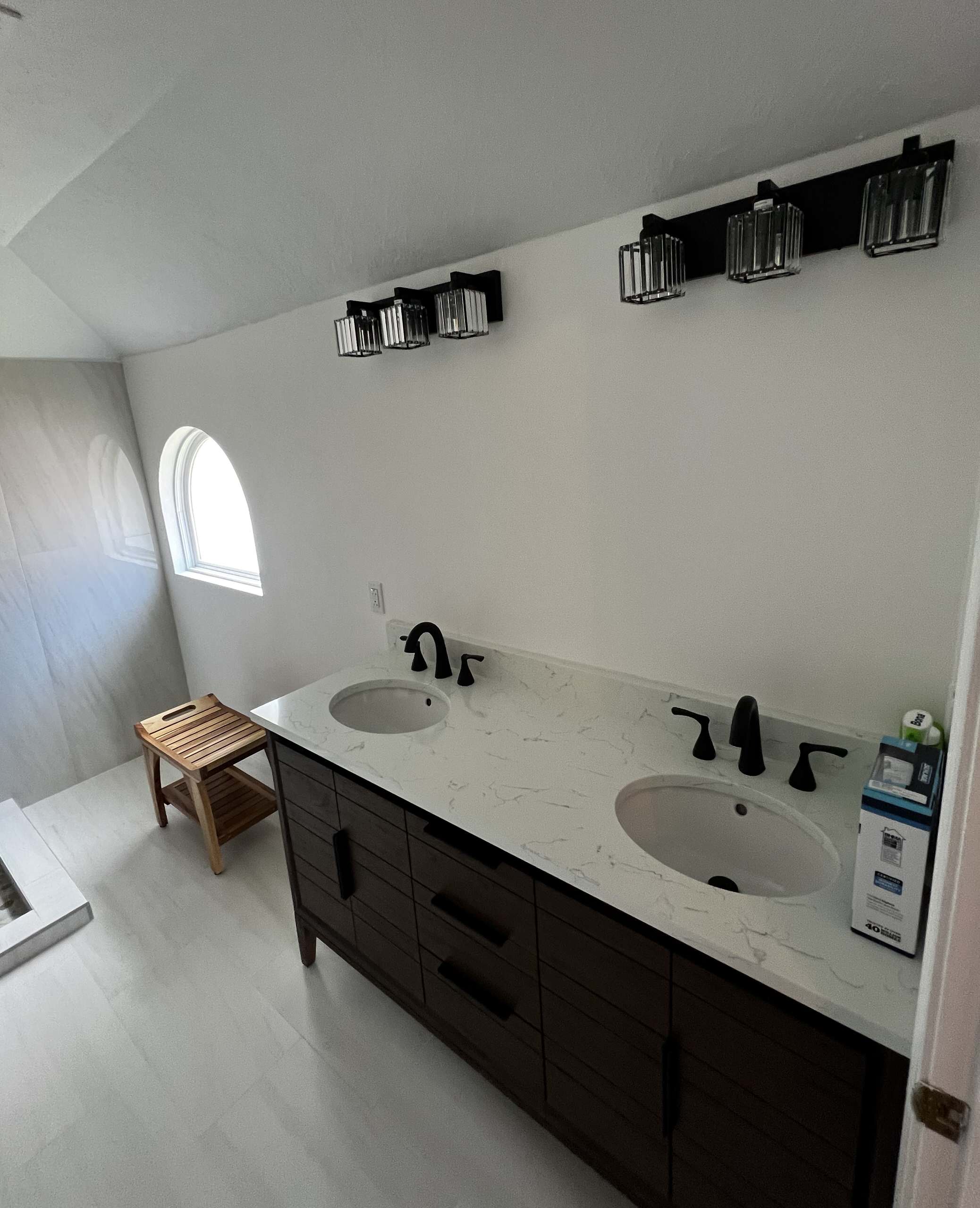 Contemporary Master Bathroom Remodeling in Katy, TX