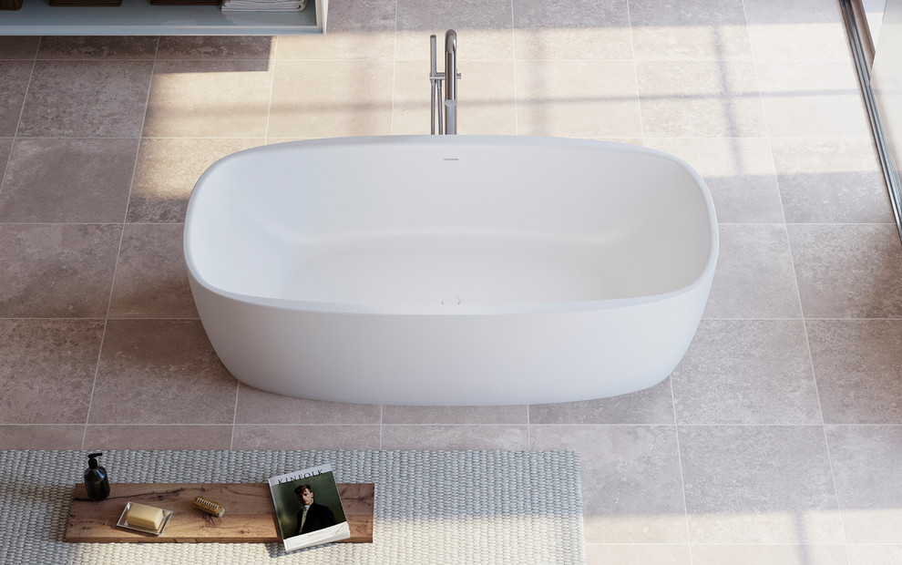 Coletta Отдельностоящая Каменная Ванна