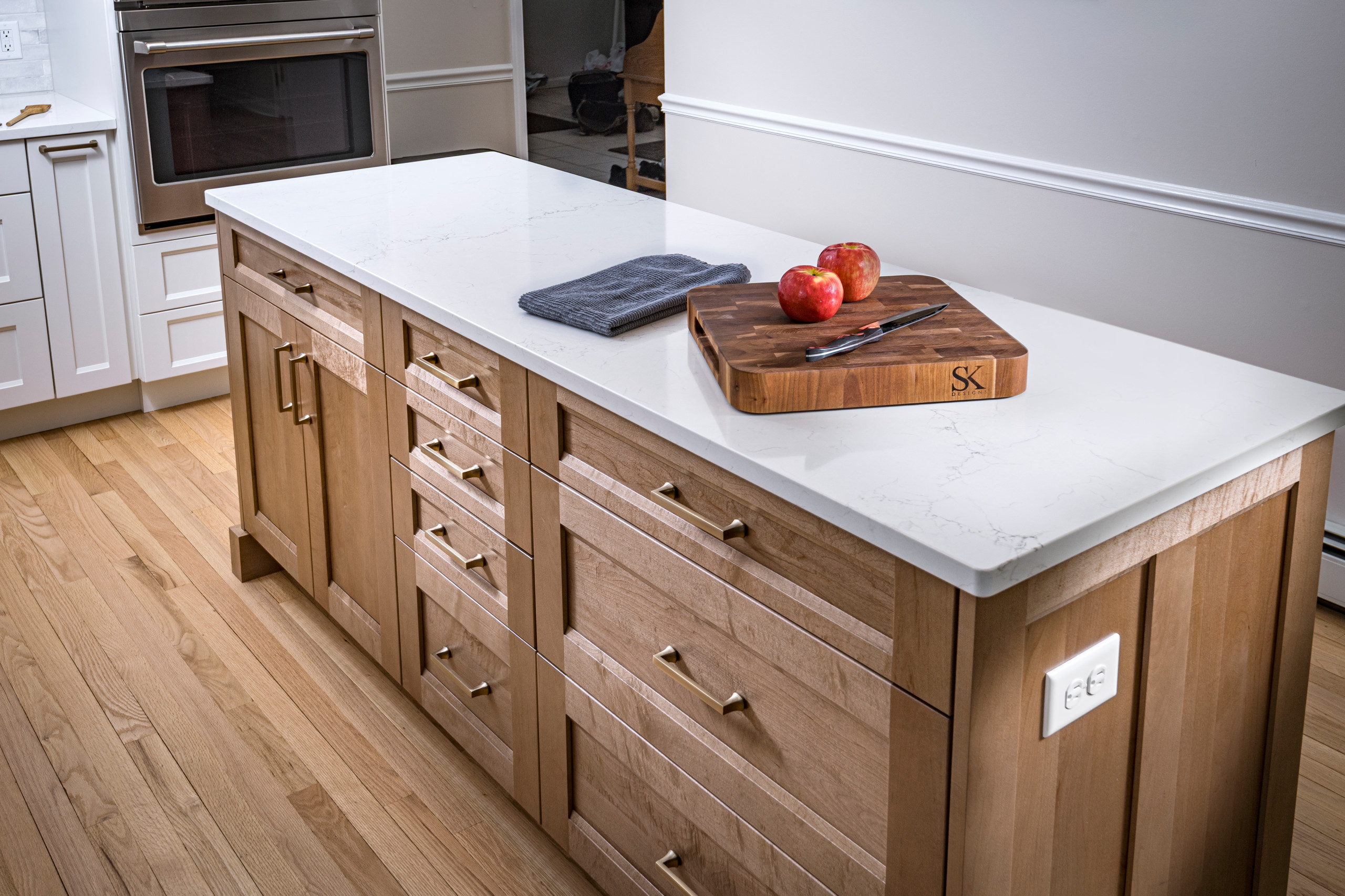 Warm White & Wood Kitchen Remodel Harrisburg, PA