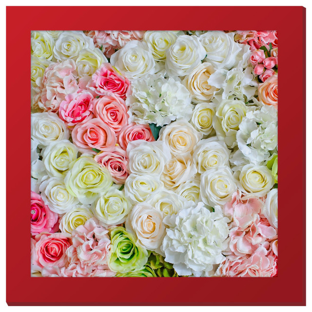 Grandeur Spotlight Wall/Floor Art, Italian Red, WM05027 Contemporary