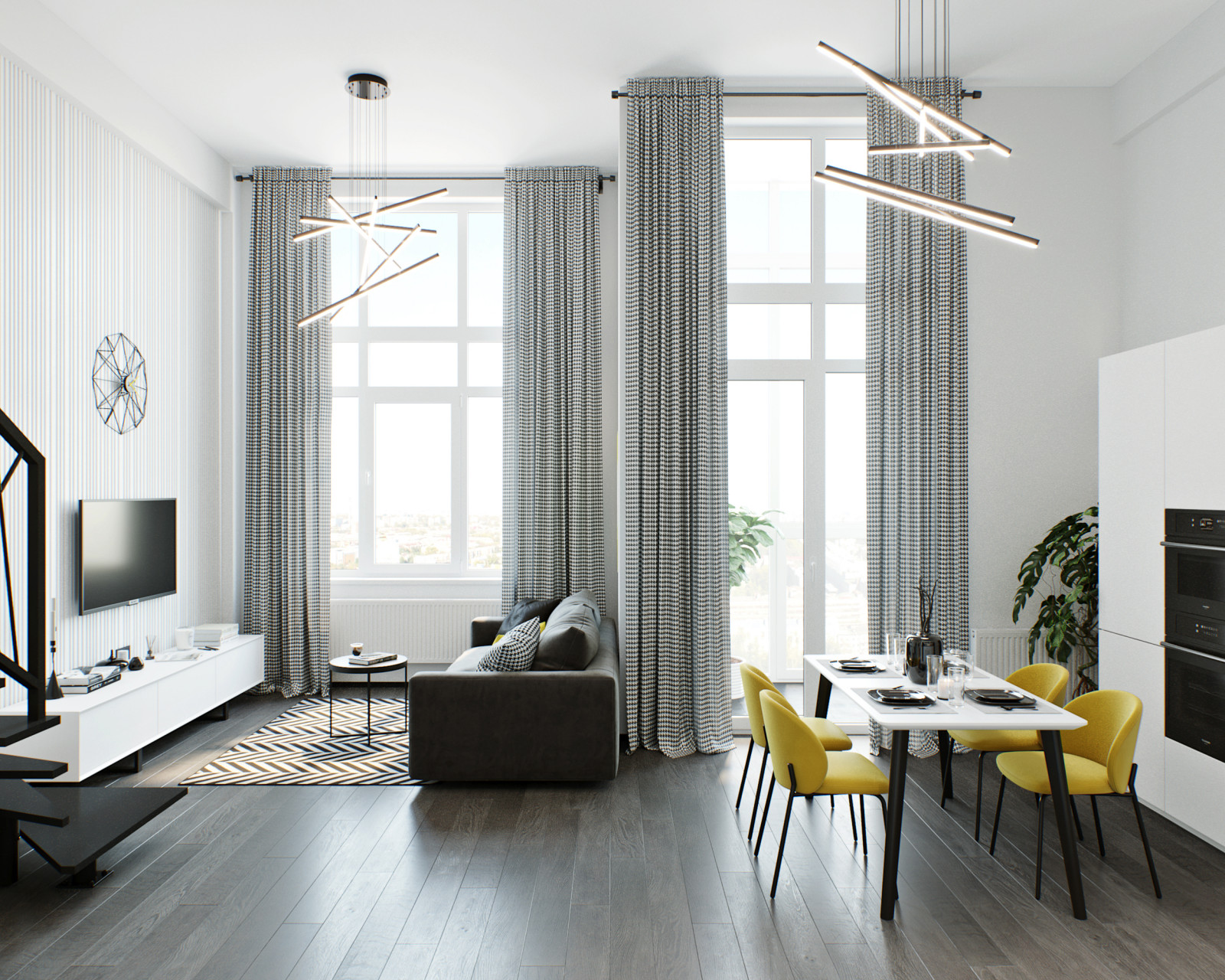 Антресольный этаж в квартире-студии