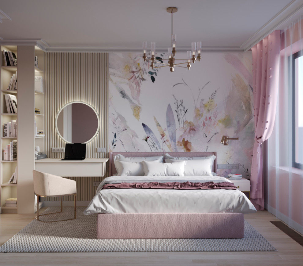 Проект однокомнатной квартиры для молодой девушки