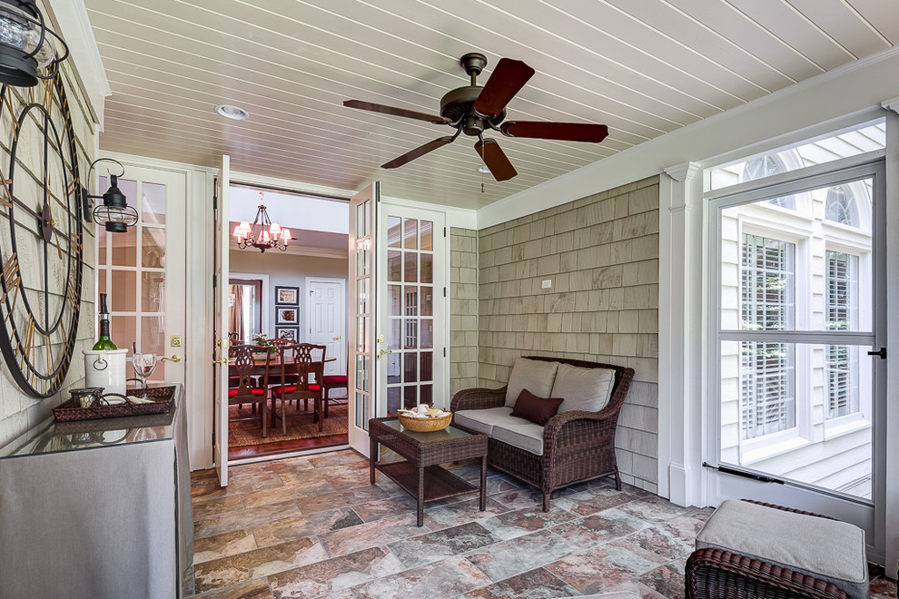 Transitional porch photo in Atlanta