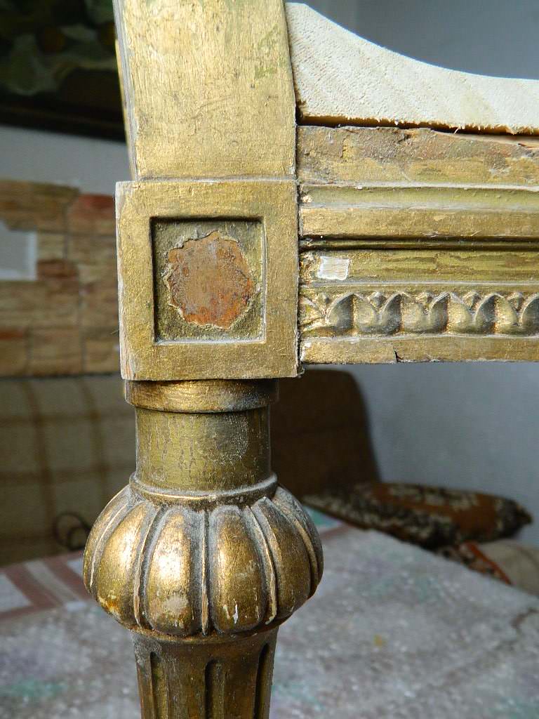 Реставрация сусальным золотом