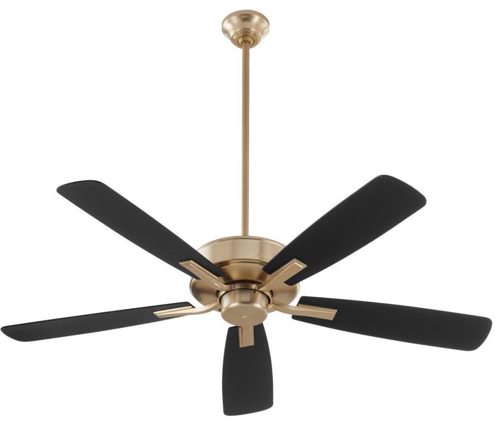 Ovation 52 in. Indoor Ceiling Fan, Aged Brass