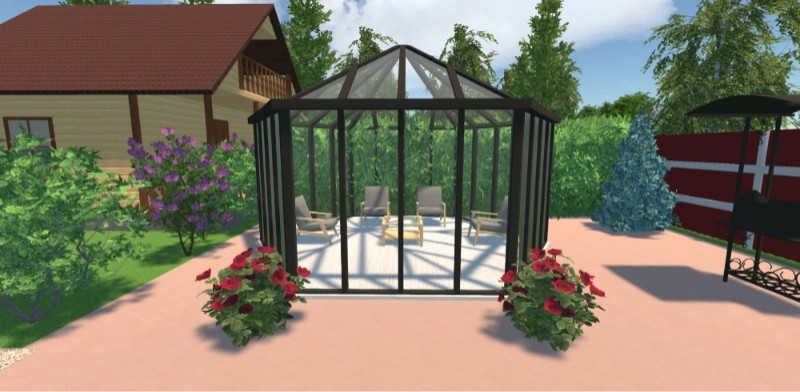 проекты, созданные в программе Ландшафтный Дизайн 3D