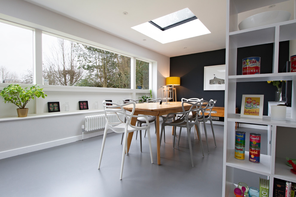 Open Plan Modern Kitchen Dining Room