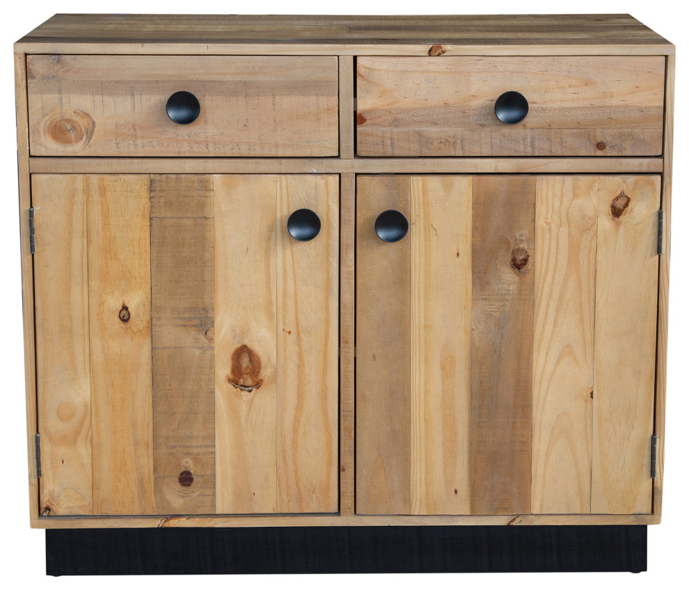 AndMakers Oslo Small Wooden Storage and Sideboard Rustic