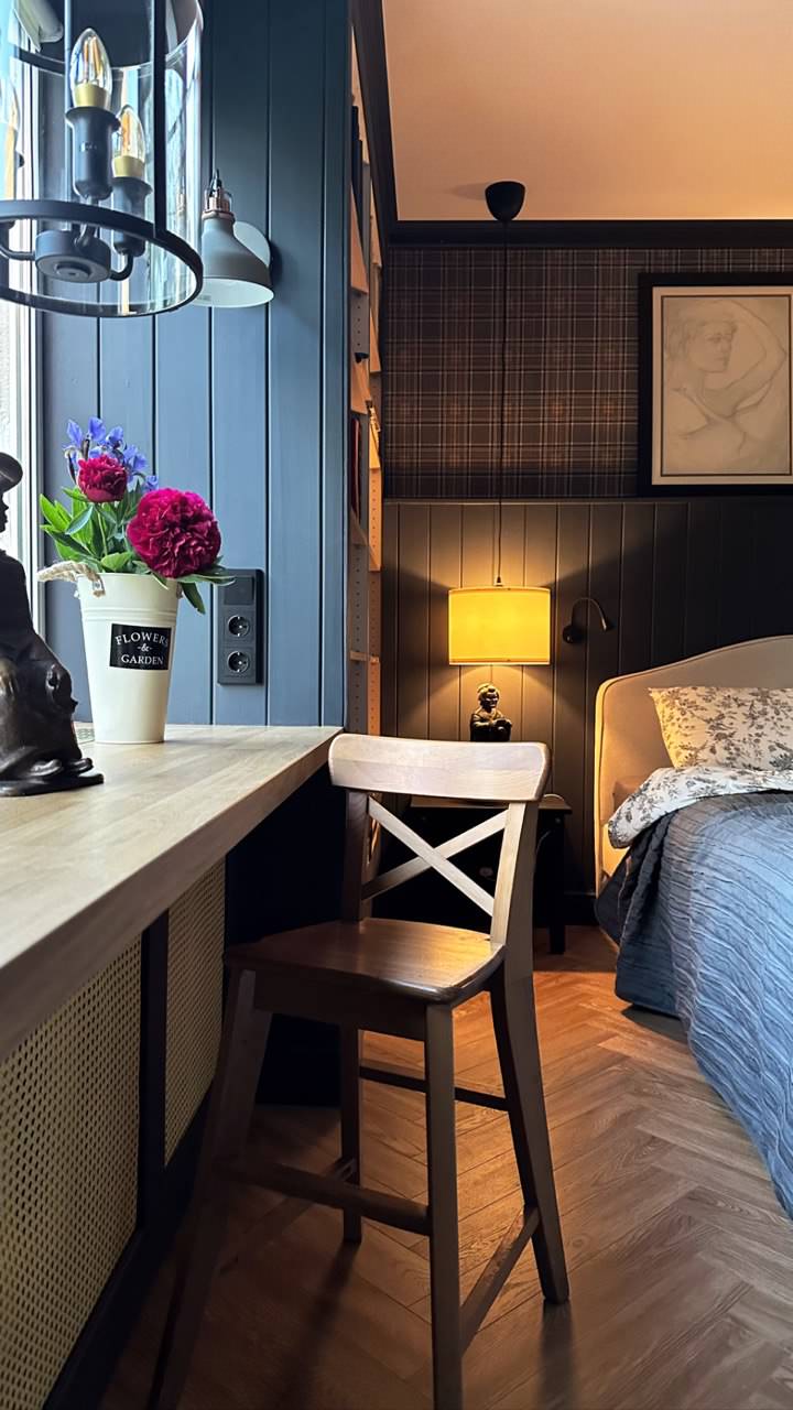 Спальня-кабинет для скульптора