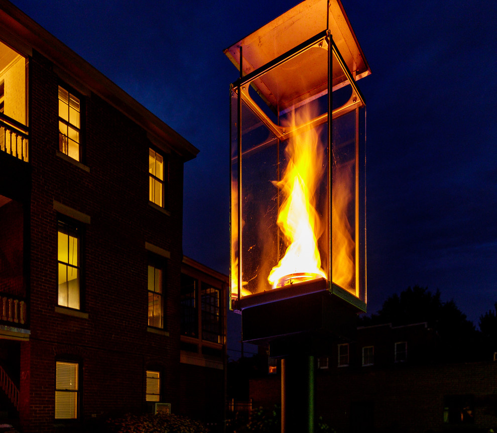 Inspiration for a backyard stone and rectangular hot tub remodel