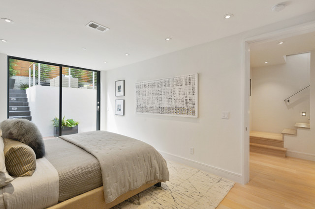 Duboce Park Duplex modern-schlafzimmer