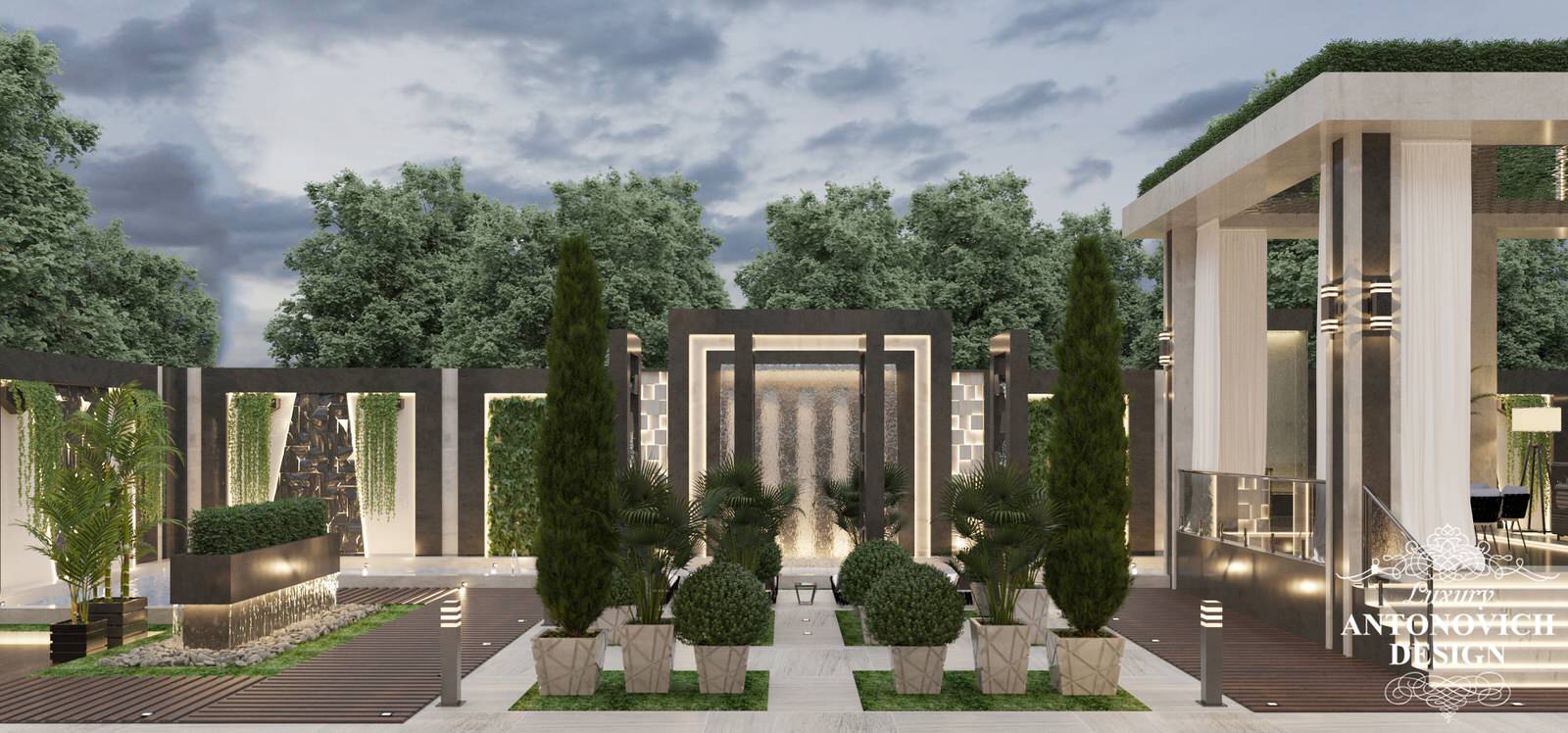 Дизайн-проект экстерьера современного дома