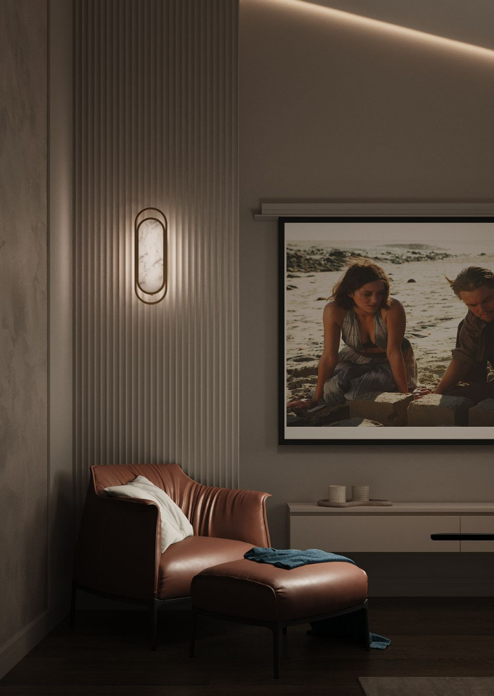 Энергия природы: экостиль для коттеджа с кинотеатром