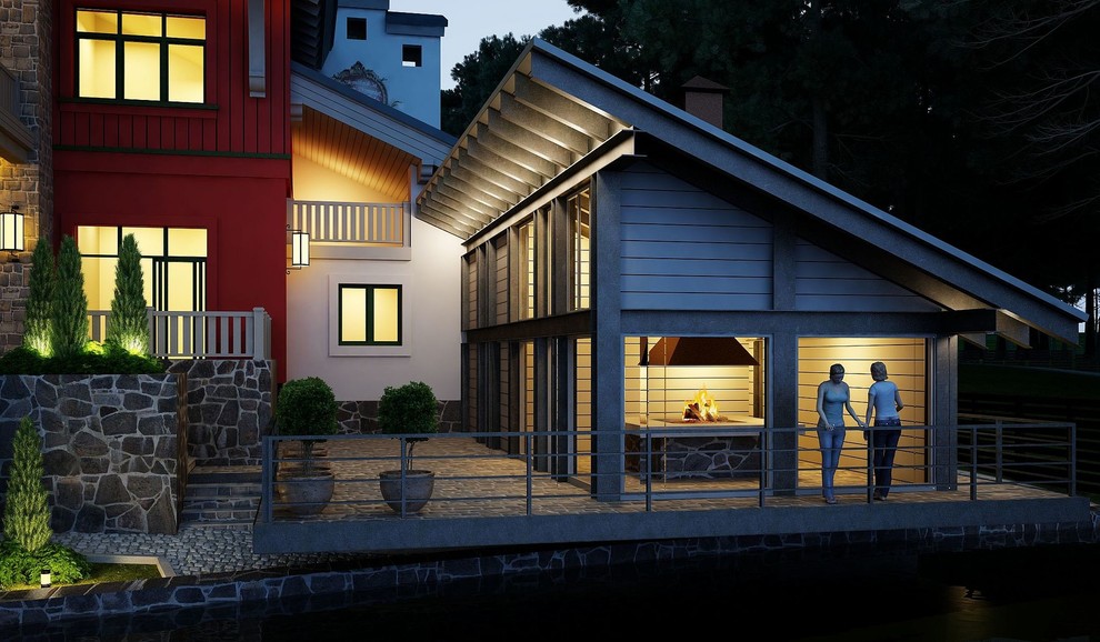 Шале у озера