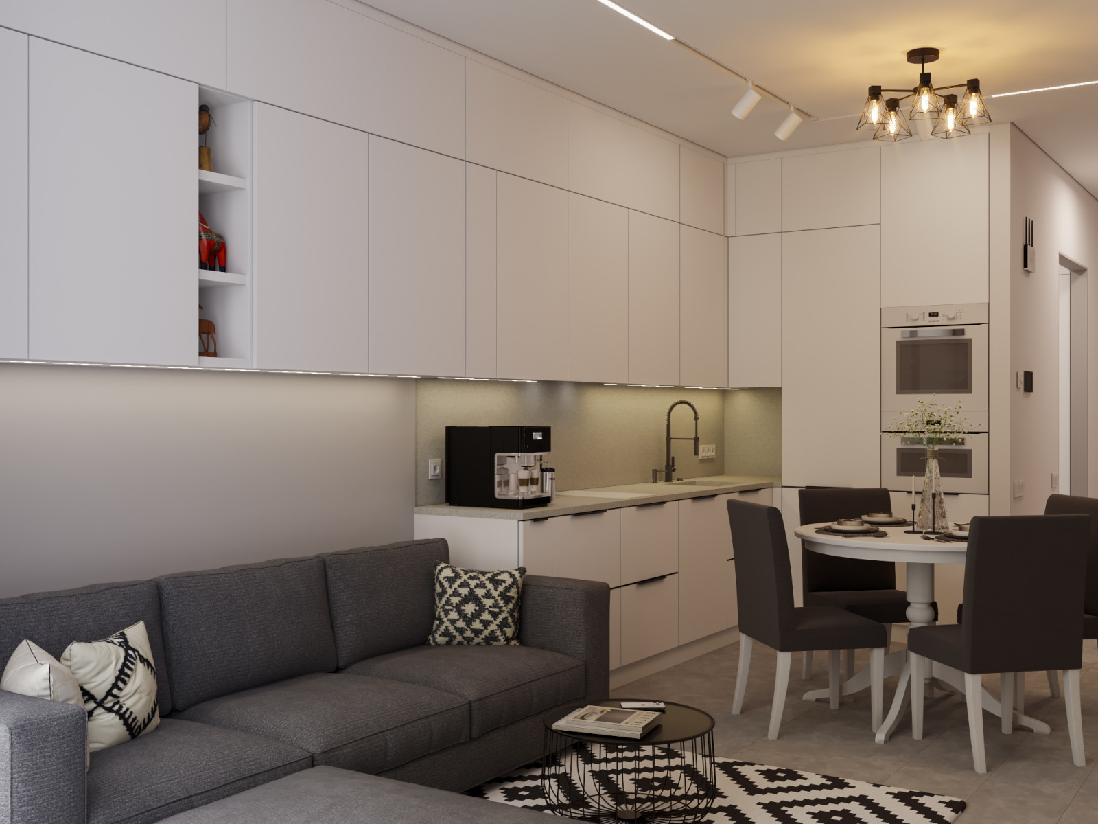 Визуализация 3-х комнатной квартиры в г. Калининград, ЖК Русская Европа