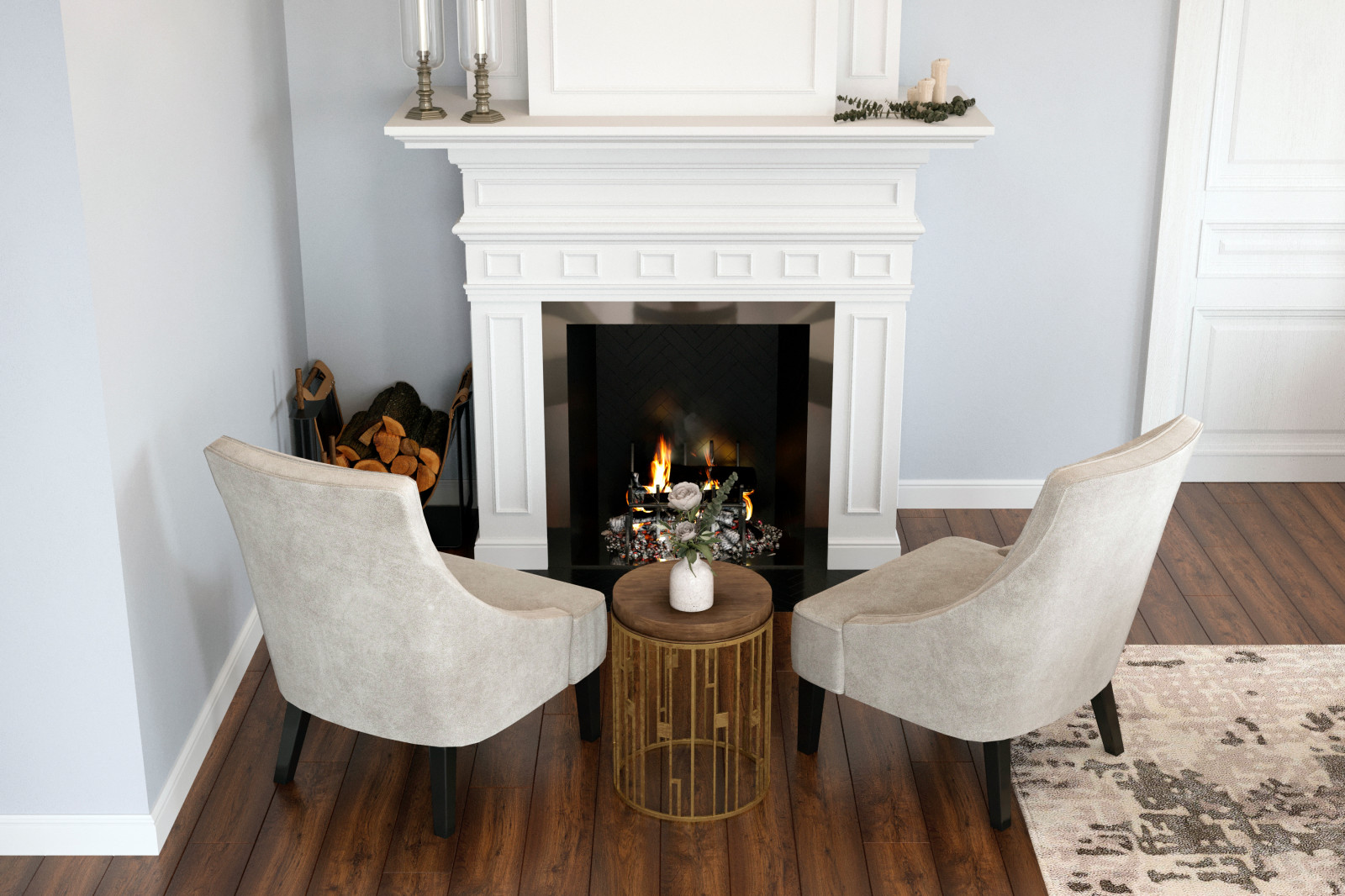 Загородный дом в американской классике для звездного клиента