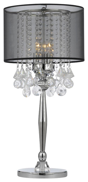 Black crystal lamp shade Black crystal lamp shade