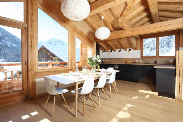 Chalet "les 3 flocons" rustic-kitchen