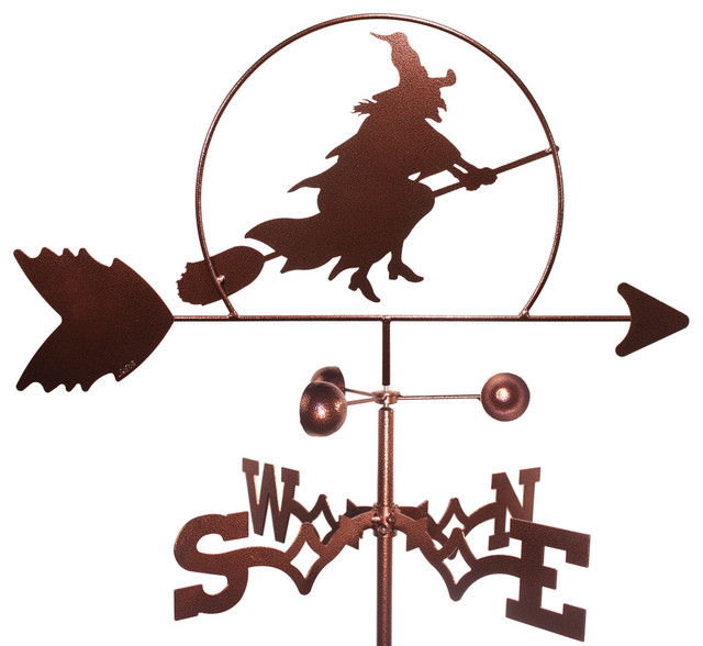 Witch Weathervane - Traditional - Weather Vanes - by Village Of ...