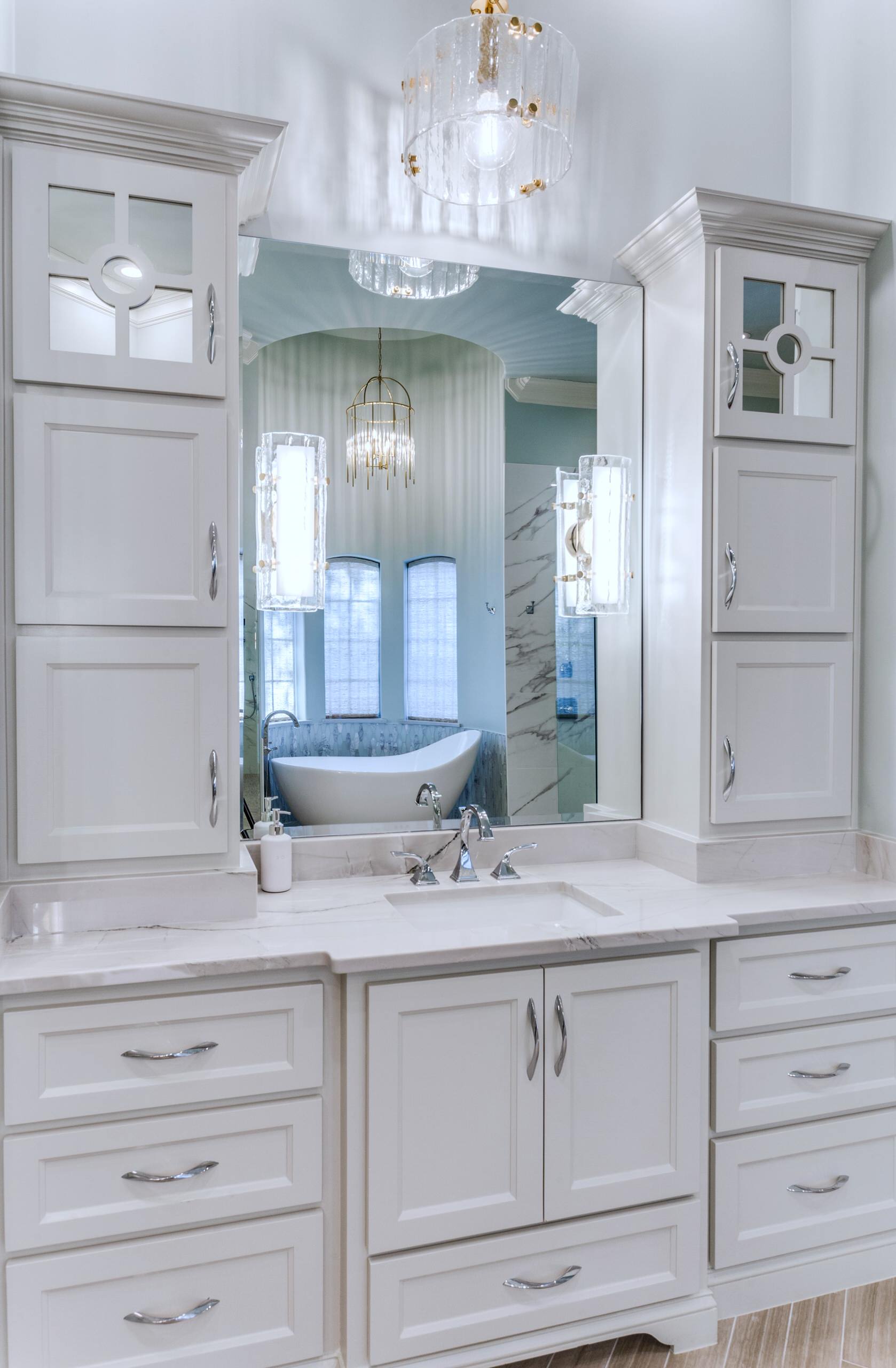 Transitional Elegance-Bathroom