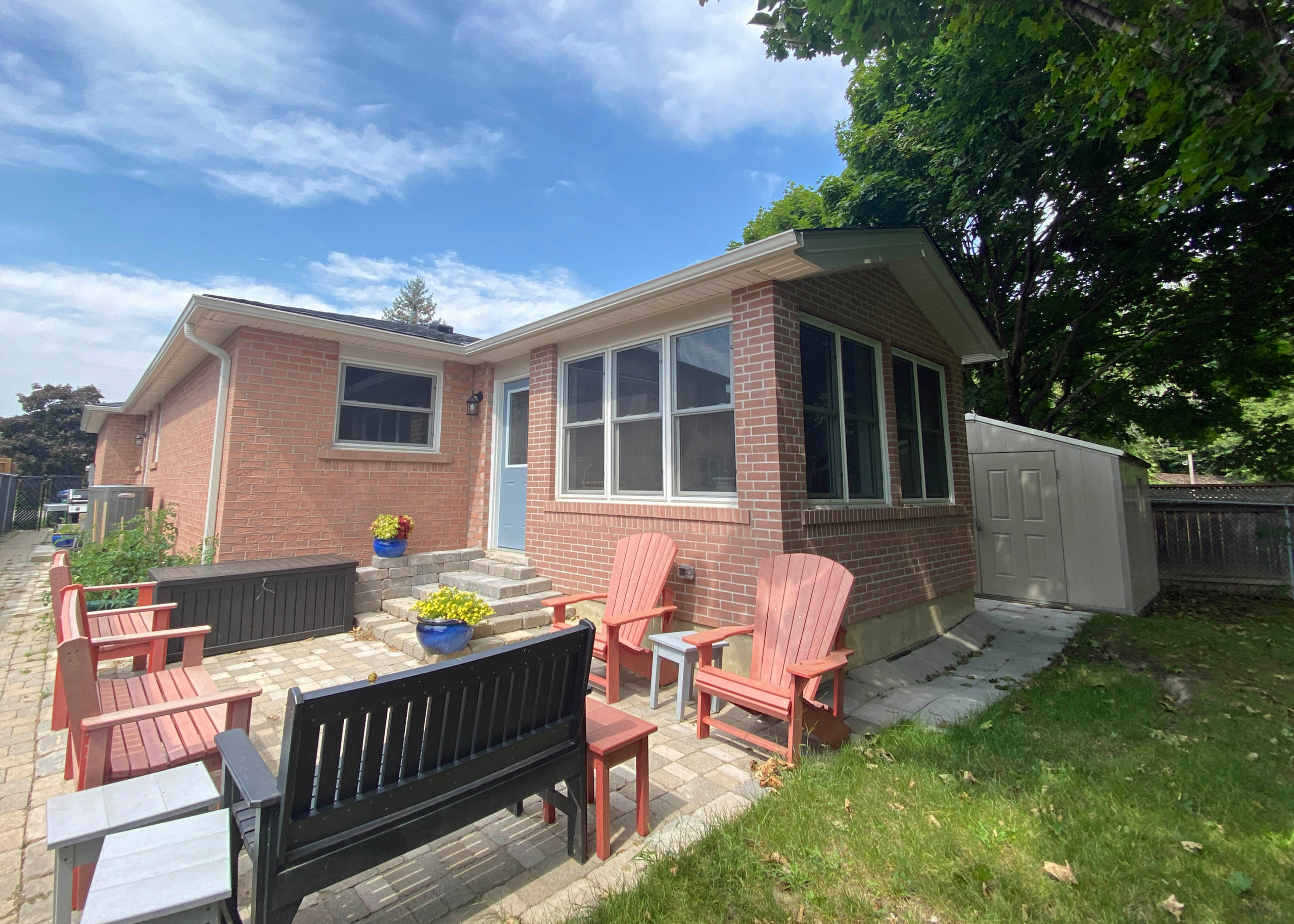 Rear patio