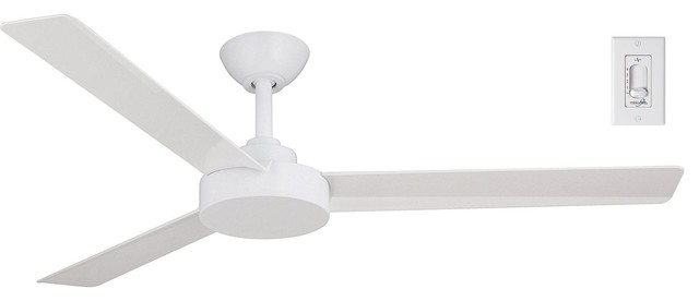 Minka Aire Roto 52 Ceiling Fan With Remote Control Flat White
