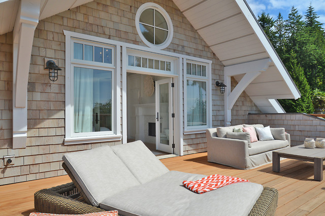  Craftsman  Beach  House  Gibsons BC Beach  Style Deck 