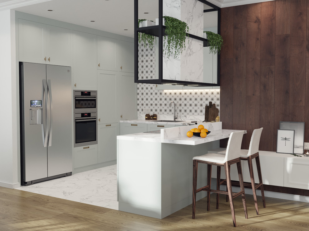 Проект трекхомнатной квартиры в г.Сургуте