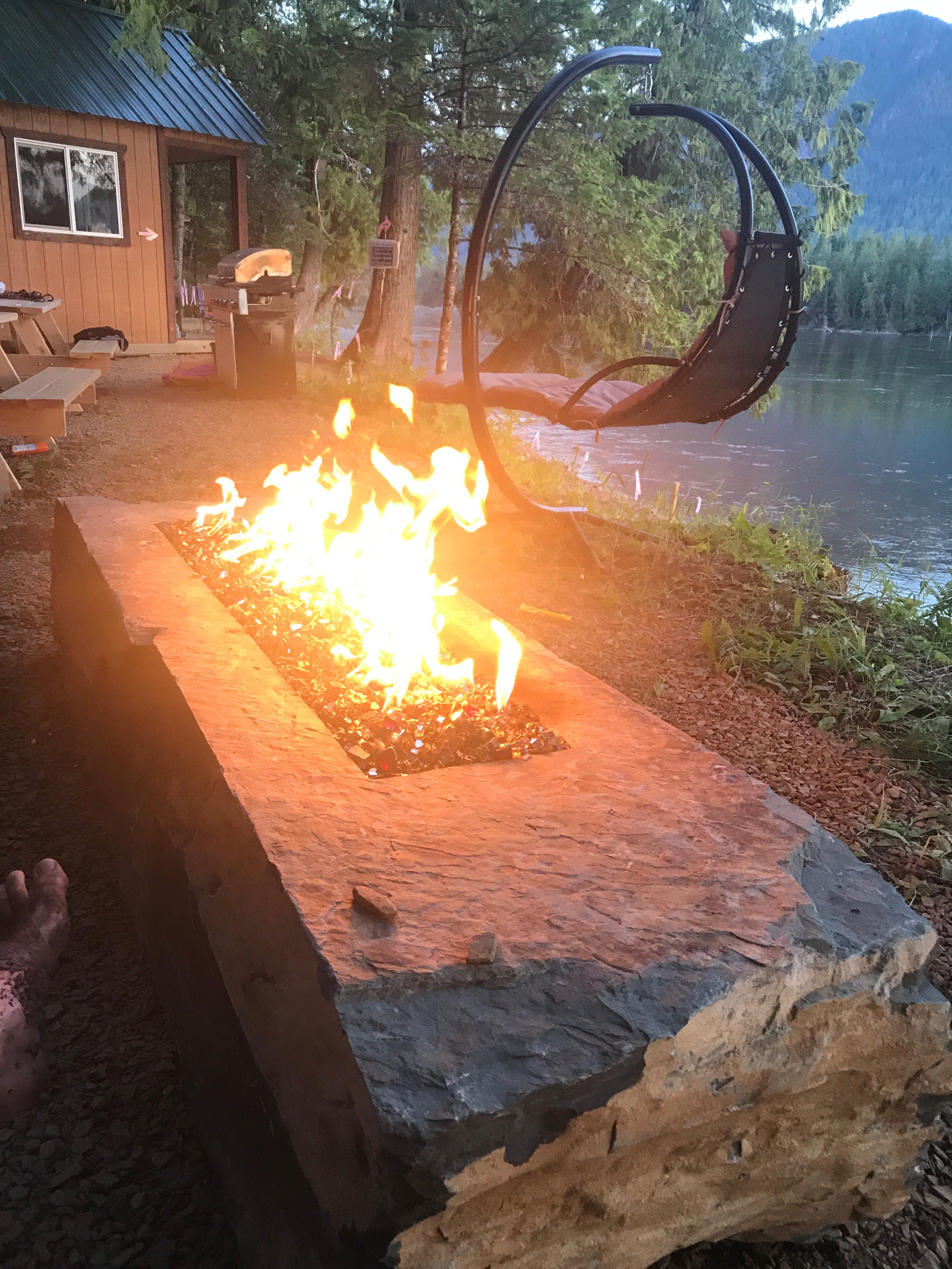 Outdoor Seating & Firepit Project