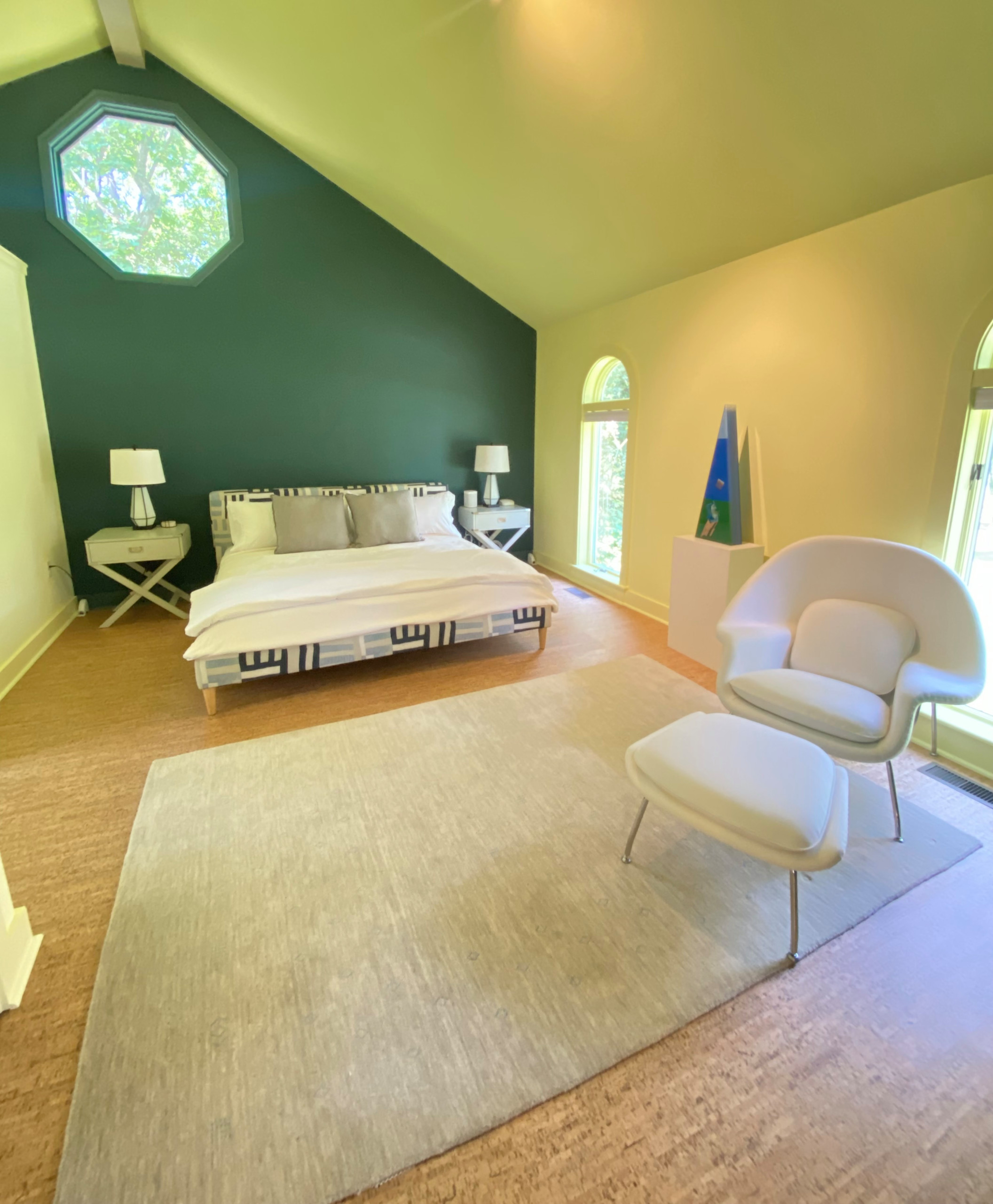Color Drenched Vacation Home