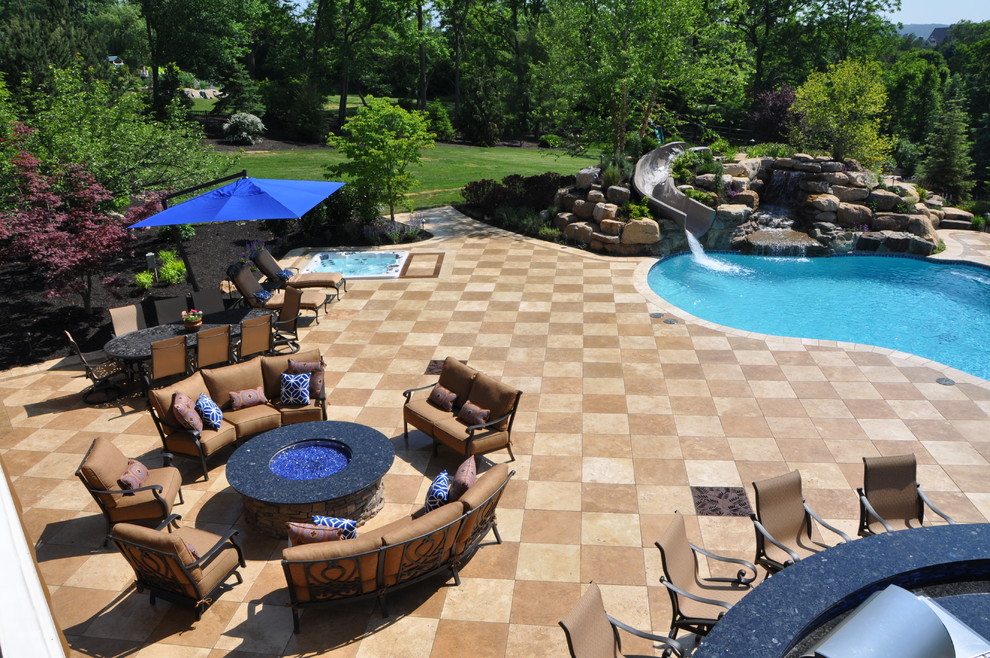 This is an example of a transitional pool in Philadelphia.