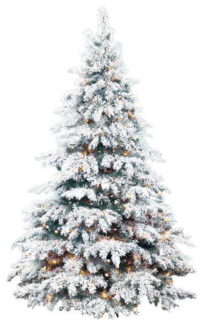 Flocked Silvertip Tree - Traditional - Christmas Trees - By Barcana - Flocked Silvertip Tree - Traditional - Christmas Trees - By Barcana