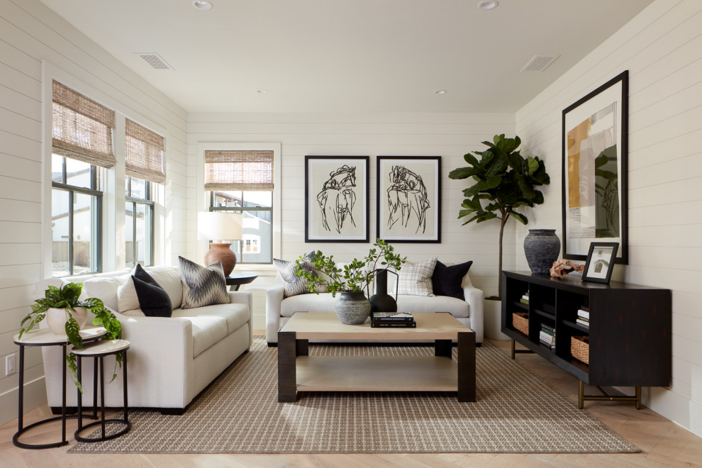 New development in San Jose, Cully Pl (House 2) Living Room San