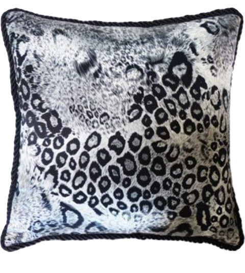 "Patsy" Leopard Silk Pillow