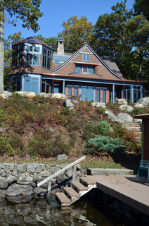 Adirondack House-Lakes Region, NH - Traditional - Exterior 