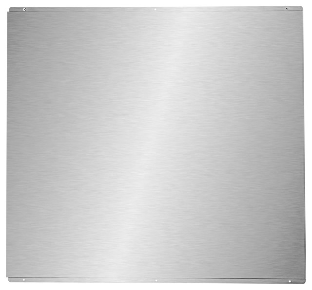 Ancona 30" Stainless Steel Backsplash Contemporary Kitchen