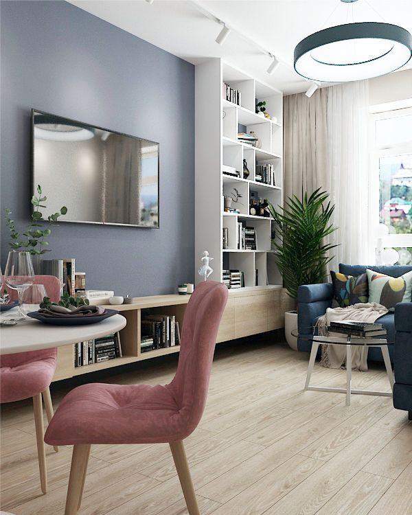 Квартира "Морской бриз" в стиле сканди 90 кв.м. в