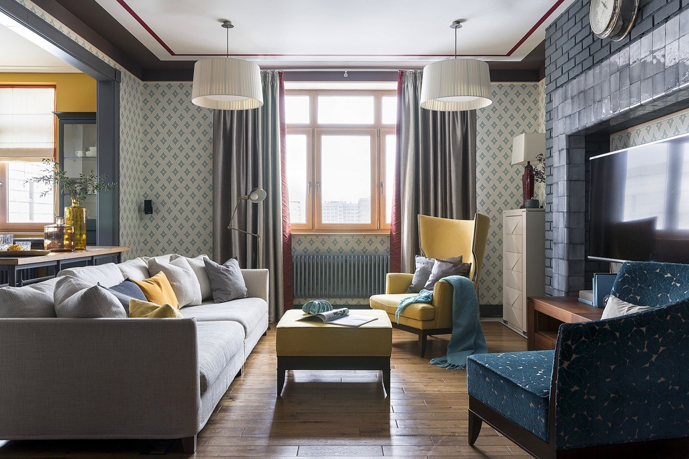 Разноцветная квартира