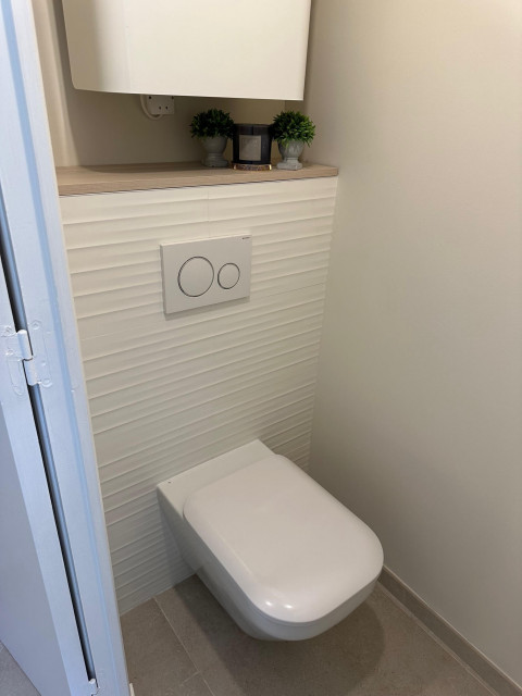 R&eacute;novation compl&egrave;te d'un appartement moderno-bagno-di-servizio