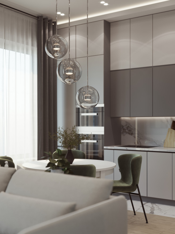 Квартира в стиле минимализм для