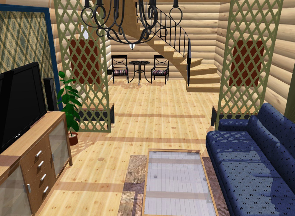 Дом из рубленного бревна