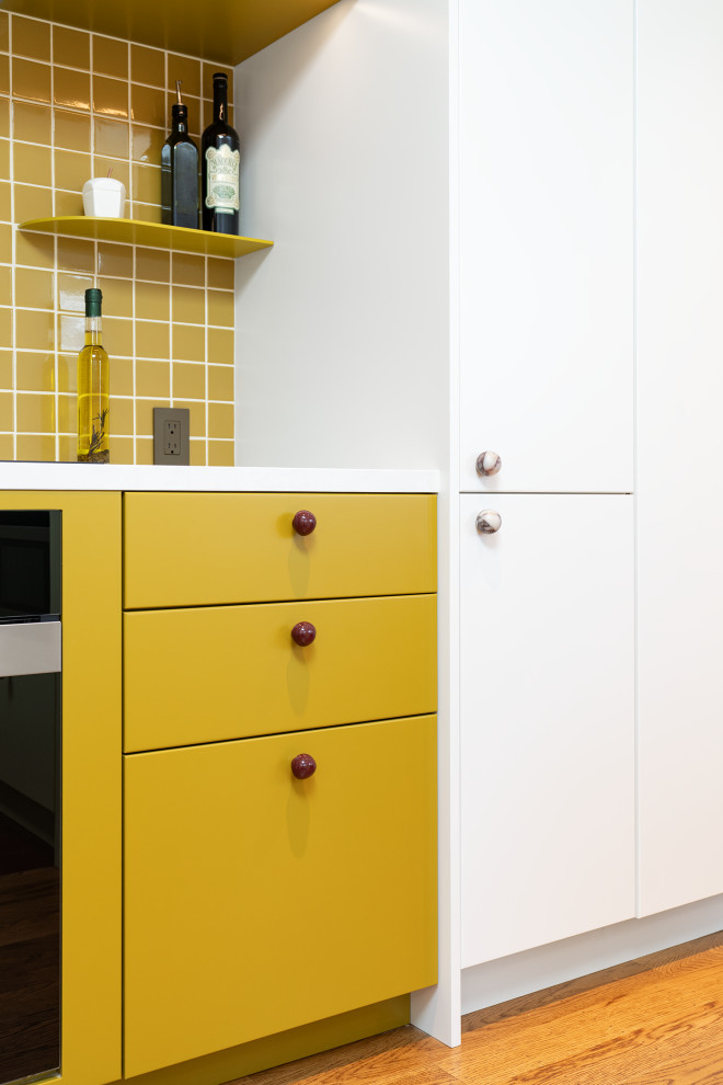 Playful Mid-Century Inspired Home Remodel with Custom Millwork