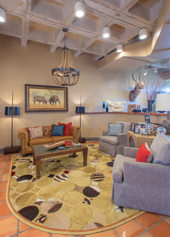 Transitional home design photo in Austin