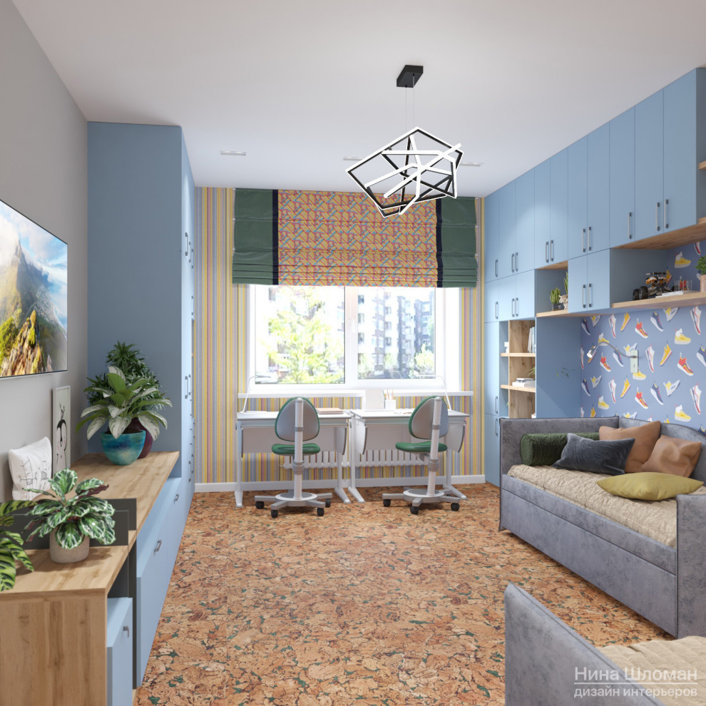 Яркая детская для двух мальчиков