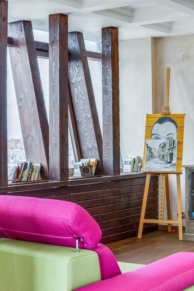 Пентхаус в Санкт-Петербурге. Мебель и отделка из массива.